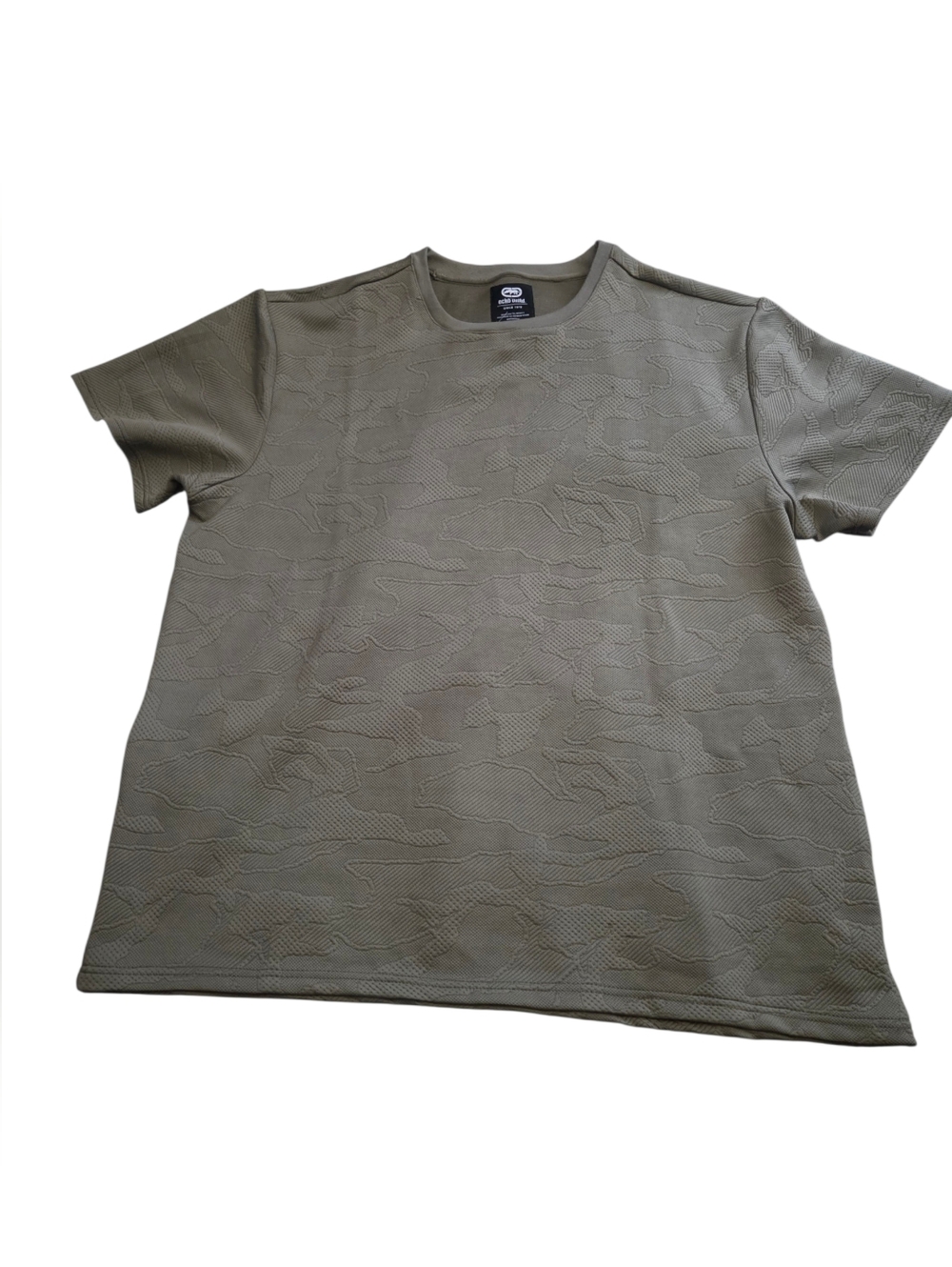 Ecko Unlimited Men's Textured Crew Neck T-Shirt - Mermaid Color